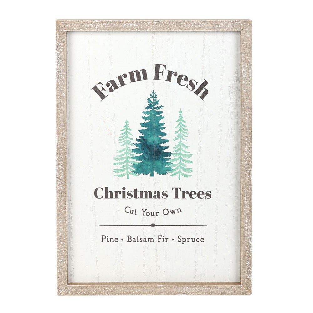 Something Different - Farm Fresh Christmas Trees Framed print - Multicolours